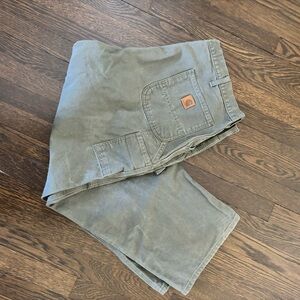 Carhartt B11 MOS Pants Mens 44x30 Green Workwear Original Dungaree Fit Cotton